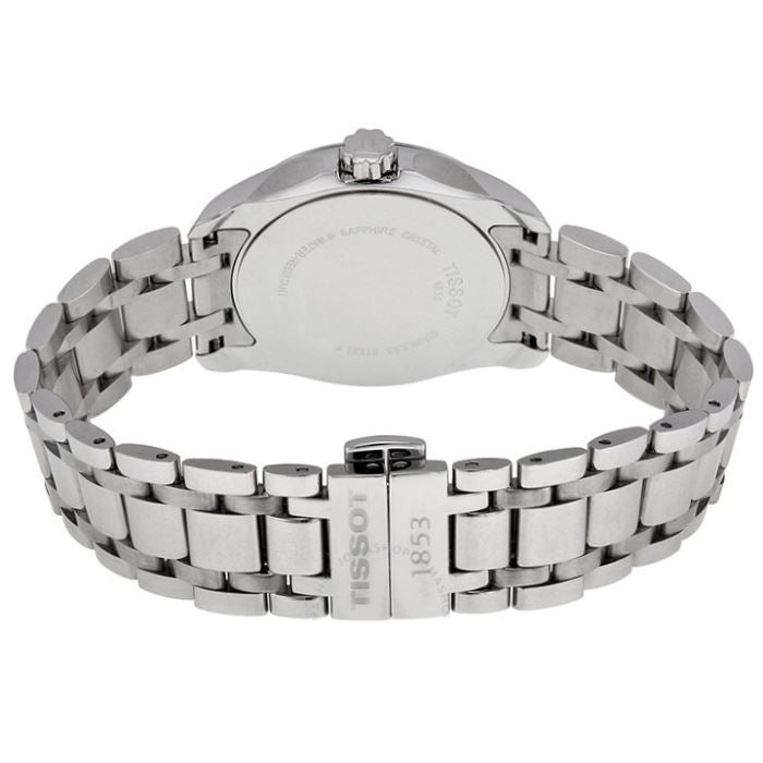  Shop Authentic Tissot T Trend Couturier White Dial Silver Steel Strap Watch For Women - T035.210.11.011.00 - Luxxuri