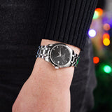  Shop Authentic Tissot T Trend Couturier Lady Black Dial Silver Steel Strap Watch For Women - T035.210.11.051.00 - Luxxuri