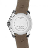  Shop Authentic Tissot Couturier Lady Silver Dial White Leather Strap Watch For Women - T035.210.16.011.00 - Luxxuri
