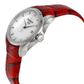  Shop Authentic Tissot Couturier White Dial Red Leather Watch For Women - T035.210.16.011.01 - Luxxuri