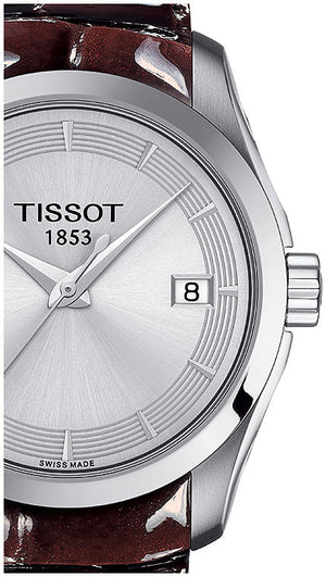 Shop Authentic Tissot T Classic Couturier Quartz Silver Dial Watch For Women - T035.210.16.031.03 - Luxxuri