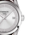  Shop Authentic Tissot T Classic Couturier Silver Dial Light Blue Leather Strap Watch For Women - T035.210.16.031.02 - Luxxuri