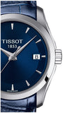  Shop Authentic Tissot Couturier Lady Blue Dial Blue Leather Strap Watch for Women - T035.210.16.041.00 - Luxxuri