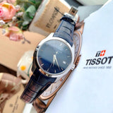  Shop Authentic Tissot Couturier Lady Blue Dial Blue Leather Strap Watch for Women - T035.210.16.041.00 - Luxxuri