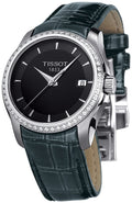  Shop Authentic Tissot T Trend Couturier Diamonds Black Dial Black Leather Strap Watch for Women - T035.210.66.051.00 - Luxxuri