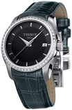  Shop Authentic Tissot T Trend Couturier Diamonds Black Dial Black Leather Strap Watch for Women - T035.210.66.051.00 - Luxxuri