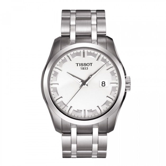  Shop Authentic Tissot T Trend Couturier Chronograph White Dial Silver Steel Strap Watch For Men - T035.410.11.031.00 - Luxxuri