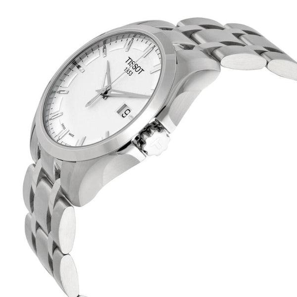  Shop Authentic Tissot T Trend Couturier Chronograph White Dial Silver Steel Strap Watch For Men - T035.410.11.031.00 - Luxxuri