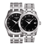  Shop Authentic Tissot T Trend Couturier Lady Black Dial Silver Steel Strap Watch For Women - T035.210.11.051.00 - Luxxuri