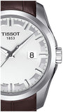  Shop Authentic Tissot T Classic Couturier Chronograph White Dial Brown Leather Strap Watch For Men - T035.410.16.031.00 - Luxxuri