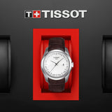  Shop Authentic Tissot T Classic Couturier Chronograph White Dial Brown Leather Strap Watch For Men - T035.410.16.031.00 - Luxxuri
