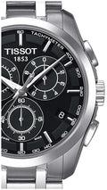  Shop Authentic Tissot Couturier Chronograph Black Dial Silver Steel Strap Watch For Men - T035.617.11.051.00 - Luxxuri