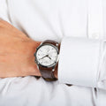  Shop Authentic Tissot Couturier Chronograph White Dial Brown Leather Strap Watch For Men - T035.617.16.031.00 - Luxxuri