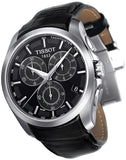  Shop Authentic Tissot T Classic Couturier Chronograph Black Dial Black Leather Strap Watch For Men - T035.617.16.051.00 - Luxxuri