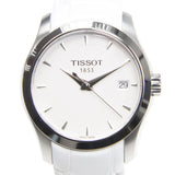  Shop Authentic Tissot Couturier Lady Silver Dial White Leather Strap Watch For Women - T035.210.16.011.00 - Luxxuri