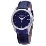  Shop Authentic Tissot Couturier Lady Blue Dial Blue Leather Strap Watch for Women - T035.210.16.041.00 - Luxxuri