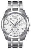  Shop Authentic Tissot T Classic Couturier Chronograph White Dial Silver Steel Strap Watch For Men - T101.617.11.031.00 - Luxxuri