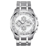  Shop Authentic Tissot T Classic Couturier Chronograph White Dial Silver Steel Strap Watch For Men - T101.617.11.031.00 - Luxxuri