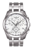  Shop Authentic Tissot T Classic Couturier Chronograph White Dial Silver Steel Strap Watch For Men - T101.617.11.031.00 - Luxxuri