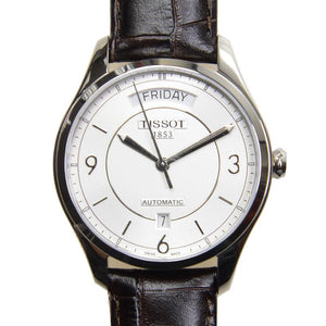  Shop Authentic Tissot T Classic T One Automatic Silver Dial Brown Leather Strap Watch For Men - T038.430.16.037.00 - Luxxuri