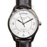  Shop Authentic Tissot T Classic T One Automatic Silver Dial Brown Leather Strap Watch For Men - T038.430.16.037.00 - Luxxuri