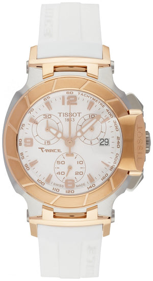  Shop Authentic Tissot T Race Chronograph White Dial White Rubber Strap Watch for Women - T048.217.27.017.00 - Luxxuri