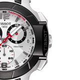  Shop Authentic Tissot T Race Chronograph White Dial Black Rubber Strap Watch for Men - T048.417.27.037.00 - Luxxuri