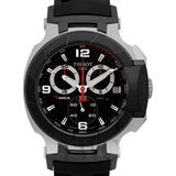  Shop Authentic Tissot T Race Chronograph Black Dial Black Rubber Strap Watch for Men - T048.417.27.057.00 - Luxxuri