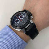  Shop Authentic Tissot T Race Chronograph Black Dial Black Rubber Strap Watch for Men - T048.417.27.057.00 - Luxxuri