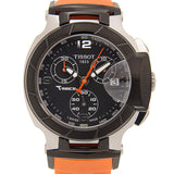  Shop Authentic Tissot T Race Chronograph Black Dial Orange Rubber Strap Watch for Women - T048.217.27.057.00 - Luxxuri