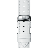  Shop Authentic Tissot Dressport Chronograph Mother of Pearl Dial White Leather Strap Watch for Women - T050.217.17.117.00 - Luxxuri