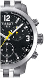  Shop Authentic Tissot PRC 200 Chronograph Black Dial Silver Steel Strap Watch For Men - T055.417.11.057.00 - Luxxuri