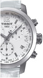  Shop Authentic Tissot PRC 200 Chronograph White Dial White Leather Strap Watch For Men - T055.417.16.017.00 - Luxxuri
