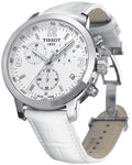  Shop Authentic Tissot PRC 200 Chronograph White Dial White Leather Strap Watch For Men - T055.417.16.017.00 - Luxxuri