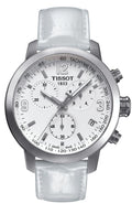  Shop Authentic Tissot PRC 200 Chronograph White Dial White Leather Strap Watch For Men - T055.417.16.017.00 - Luxxuri