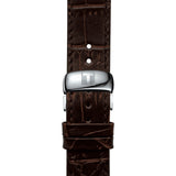  Shop Authentic Tissot PRC 200 Chronograph Silver Dial Brown Leather Strap Watch For Men - T055.417.16.037.00 - Luxxuri