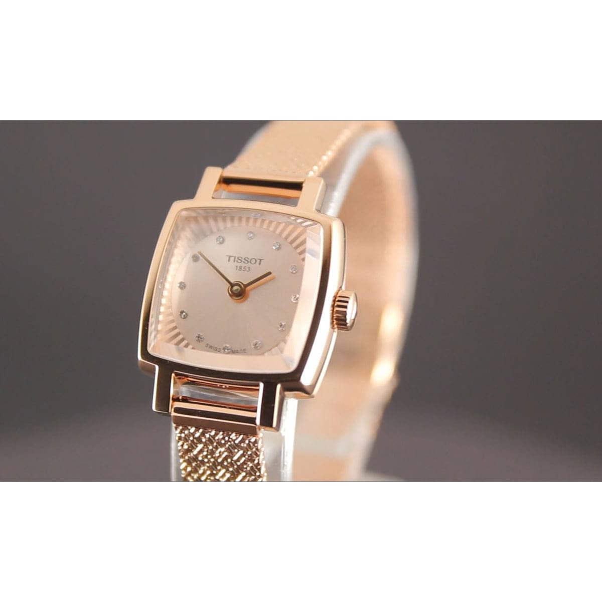  Shop Authentic Tissot Lovely Square Lady Quartz Rose Gold Dial Rose Gold Mesh Bracelet Watch For Women - T058.109.33.456.00 - Luxxuri