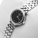  Shop Authentic Tissot T Lady Lovely Black Dial Silver Steel Strap Watch For Women - T058.009.11.051.00 - Luxxuri
