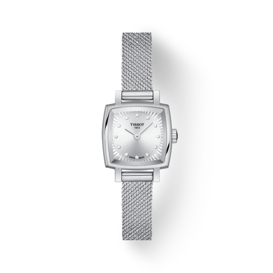  Shop Authentic Tissot Lovely Square Silver Dial Silver Mesh Bracelet Watch For Women - T058.109.11.036.00 - Luxxuri