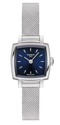  Shop Authentic Tissot Lovely Square Blue Dial Silver Mesh Bracelet Watch For Women - T058.109.11.041.00 - Luxxuri