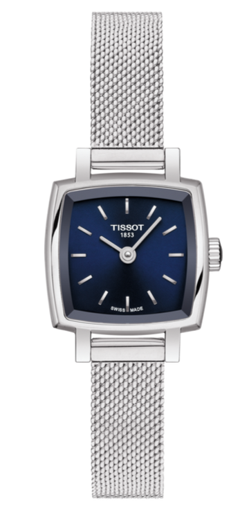  Shop Authentic Tissot Lovely Square Blue Dial Silver Mesh Bracelet Watch For Women - T058.109.11.041.00 - Luxxuri