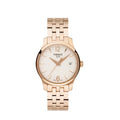 Tissot T Classic Tradition Lady White Dial Rose Gold Steel Strap Watch for Women - T063.210.33.037.00