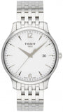  Shop Authentic Tissot T Classic Tradition White Dial Silver Steel Strap Watch For Men - T063.610.11.037.00 - Luxxuri