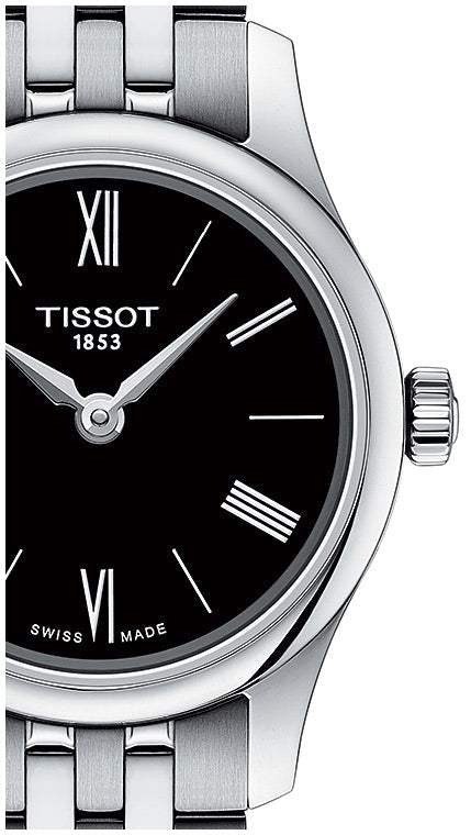  Shop Authentic Tissot T Classic Tradition 5.5 Lady Black Dial Watch For Women - T063.009.11.058.00 - Luxxuri