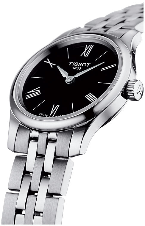 Shop Authentic Tissot T Classic Tradition 5.5 Lady Black Dial Watch For Women - T063.009.11.058.00 - Luxxuri
