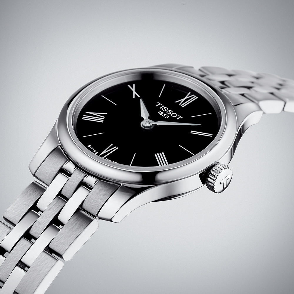  Shop Authentic Tissot T Classic Tradition 5.5 Lady Black Dial Watch For Women - T063.009.11.058.00 - Luxxuri