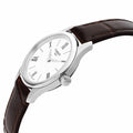  Shop Authentic Tissot Tradition 5.5 Lady Silver Dial Brown Leather Strap Watch for Women - T063.009.16.018.00 - Luxxuri