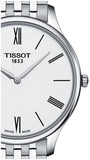  Shop Authentic Tissot T Classic Tradition 5.5 White Dial Watch For Men - T063.409.11.018.00 - Luxxuri