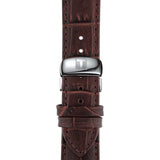  Shop Authentic Tissot T Classic Tradition Silver Dial Brown Leather Strap Watch For Men - T063.610.16.038.00 - Luxxuri