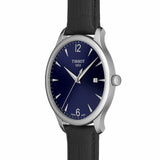  Shop Authentic Tissot T Classic Tradition Blue Dial Black Leather Strap Watch For Men - T063.610.16.047.00 - Luxxuri